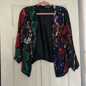Vintage Sequin Blazer